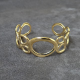 Bracelet manchette géométrique moderne