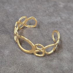 Bracelet manchette géométrique moderne