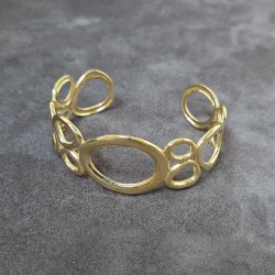 Bracelet manchette géométrique moderne