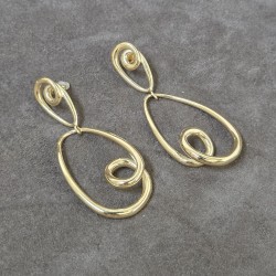 Boucles d'oreilles Spirale design