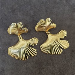 Boucles d'oreilles Gingko