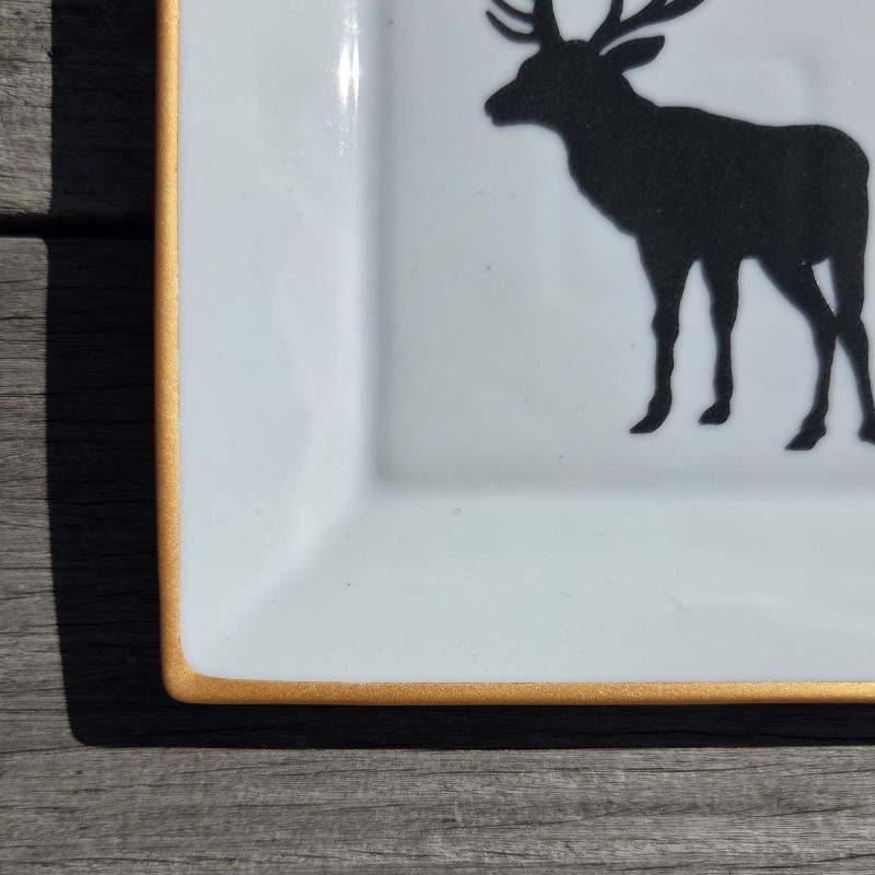 Vide-poches Cerf, filet "cuivre"