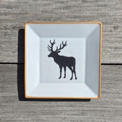 Vide-poches Cerf, filet "cuivre"