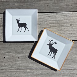 Vide-poches Cerf, filet "cuivre"