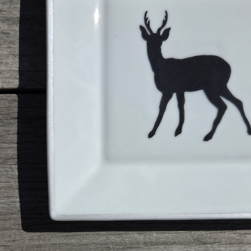Vide-poches en porcelaine peint à la main