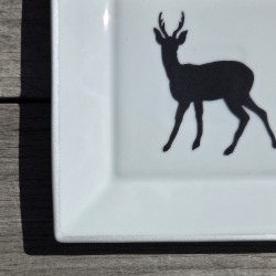 Vide-poches Chevreuil, filet "argenté"