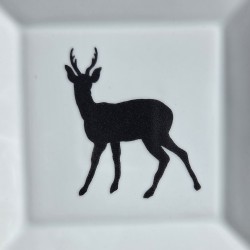 Vide-poches Chevreuil, filet "argenté"