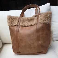 Sac cabas caramel