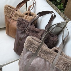 Sac cabas chocolat