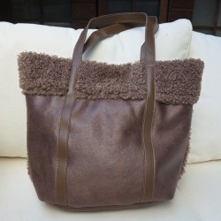Sac cabas chocolat