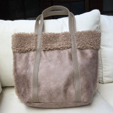 Sac cabas gris-beige