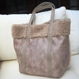 Sac cabas gris-beige
