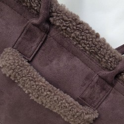 Grand sac cabas chocolat