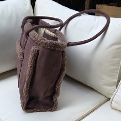 Grand sac cabas chocolat