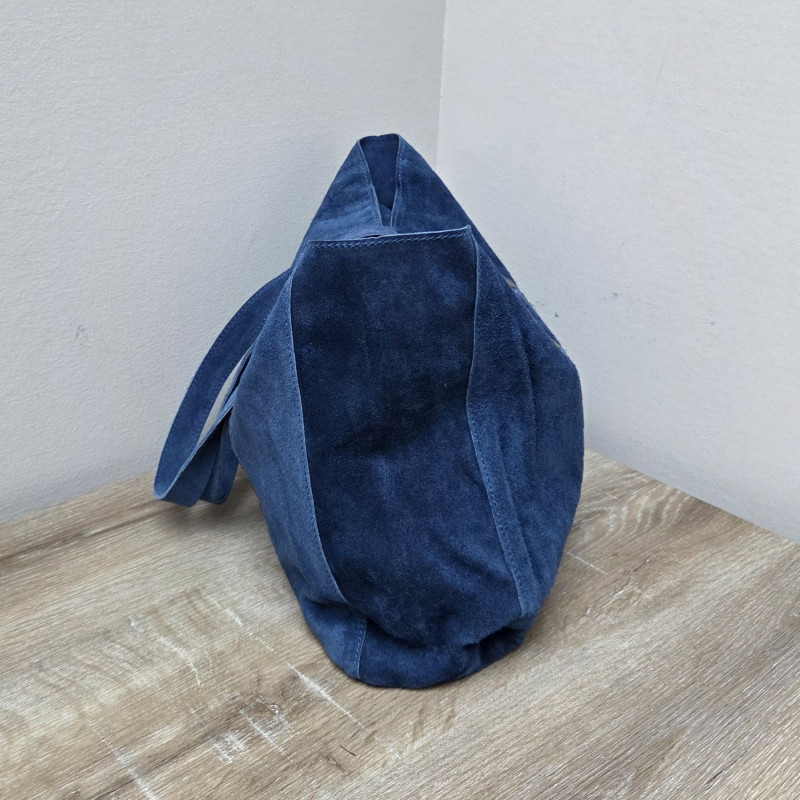 sac cabas en daim de couleur