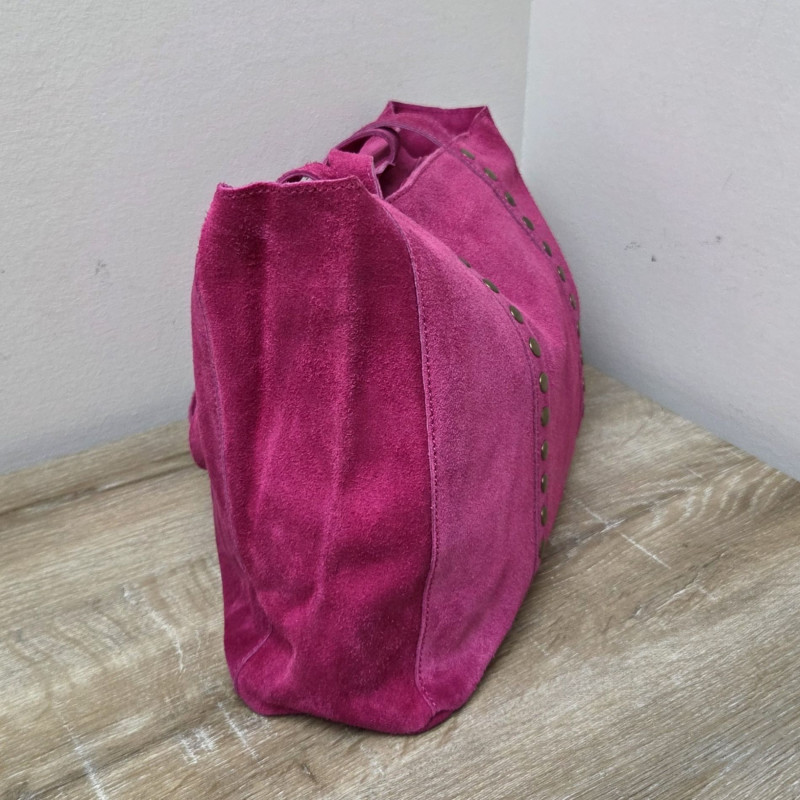 sac cabas en daim de couleur